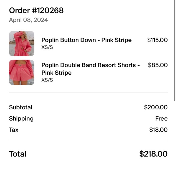 Aussie Stripes Daily Drills Set XS/S - Picture 8 of 8